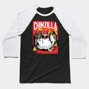 CHINCHILLA MONSTER - CHINZILLA! Baseball T-Shirt